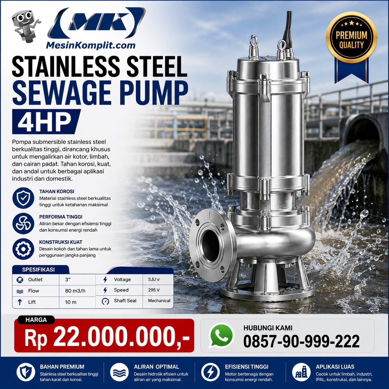 Submersible Stainless Air...